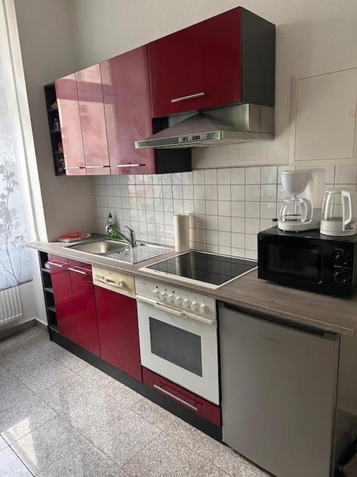 마그데부르크 Stilvolles Zuhause 아파트 외부 사진